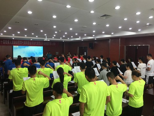图为河南代表团反兴奋剂宣誓2 图为河南代表团反兴奋剂宣誓2