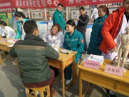 图为道口古会宣传现场 图为道口古会宣传现场