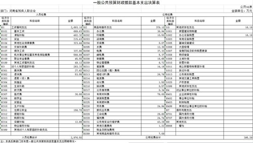 图为一般公共预算财政拨款基本支出决算表(06表) 图为一般公共预算财政拨款基本支出决算表(06表)