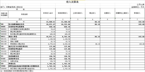 图为收入决算表(02表) 图为收入决算表(02表)